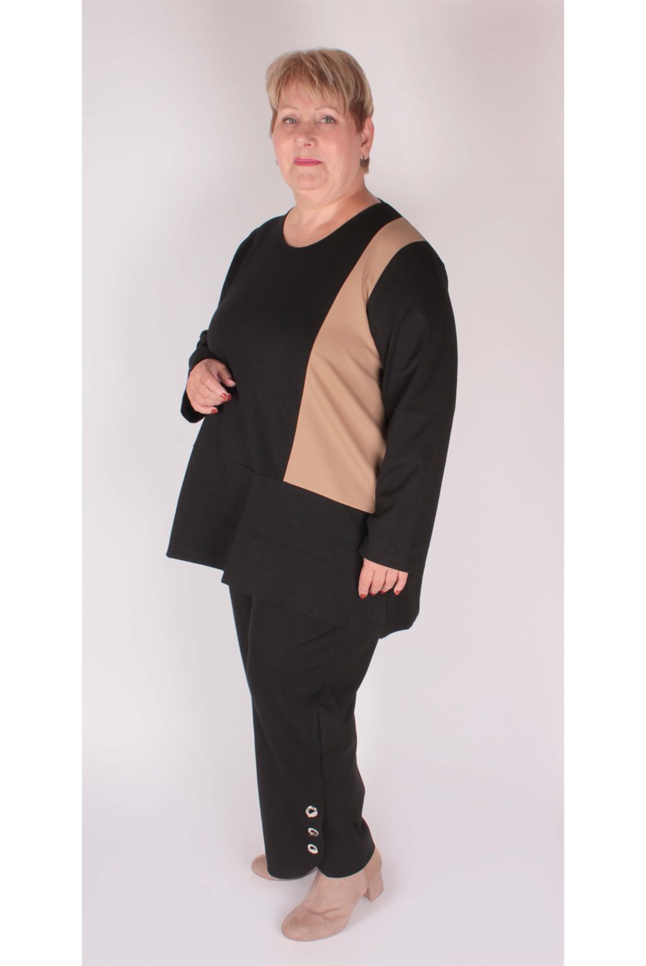 Pixel Tunic Pixel Camel / Black